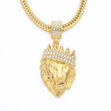 Load image into Gallery viewer, Men Lion Head Necklace