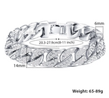 Load image into Gallery viewer, Miami Curb Cuban Chain Bracelet For Men Gold