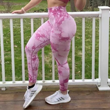 Load image into Gallery viewer, Seamless Tie Dye Leggings