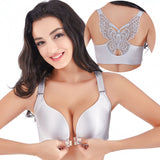 Load image into Gallery viewer, Push Up Lingerie Backless Bralette Front Closure