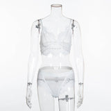 Load image into Gallery viewer, Laced Eyelash Playsuit