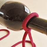 Load image into Gallery viewer, Suspended Rope Wine Bottle Holder