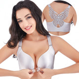 Load image into Gallery viewer, Push Up Lingerie Backless Bralette Front Closure