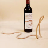 Load image into Gallery viewer, Suspended Rope Wine Bottle Holder