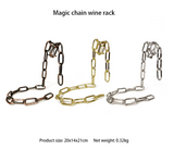 Load image into Gallery viewer, Magic Iron Chain Wine Bottle Holder