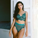 Load image into Gallery viewer, Laced Eyelash Playsuit