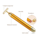Load image into Gallery viewer, 24K Gold Facial Roller Massager