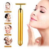 Load image into Gallery viewer, 24K Gold Facial Roller Massager